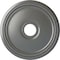 Ekena Millwork Diane Ceiling Medallion (Fits Canopies up to 5 3/8"), Hnd-Painted Silver, 18"OD x 3 5/8"ID x 1 1/8"P CM18DISLS - alternate 1